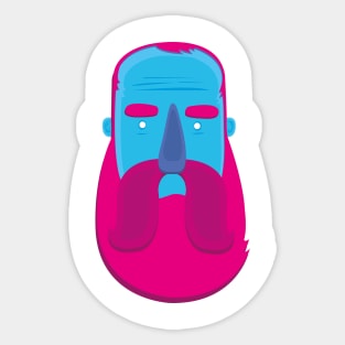 Beard Sticker